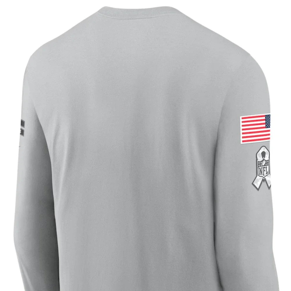 NFL NIKE Browns Men’s Gray Long Sleeve Size XXL MSRP $ 50 NWT - Picture 3 of 4